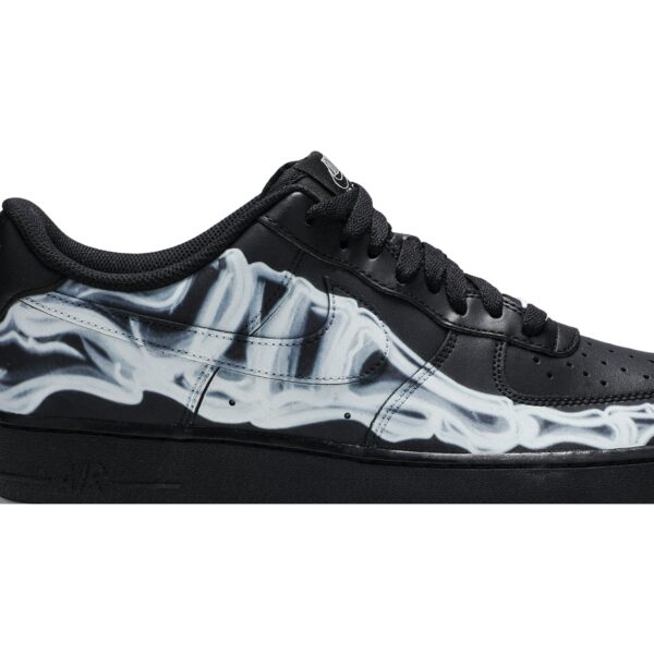 Nike Air Force 1 Low Black Skeleton Halloween (2019) BQ7541-001 - Arviolet photo 2