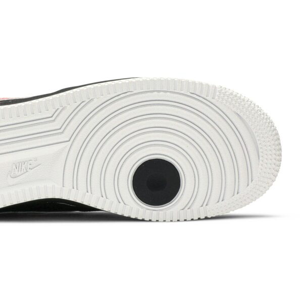 Nike Air Force 1 Low Schematic Black White Bright Crimson CU6646-001 - Arviolet photo 5