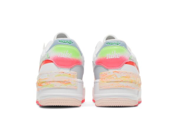 Nike Air Force 1 Low Shadow White Pink Orange (Women's) DV1364-111 - Arviolet photo 6