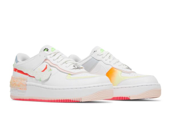 Nike Air Force 1 Low Shadow White Pink Orange (Women's) DV1364-111 - Arviolet photo 8
