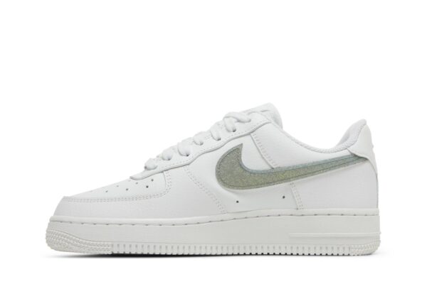 Nike Air Force 1 Low White Gold Glitter Swoosh (Women's) DH4407-101 - Arviolet photo 3