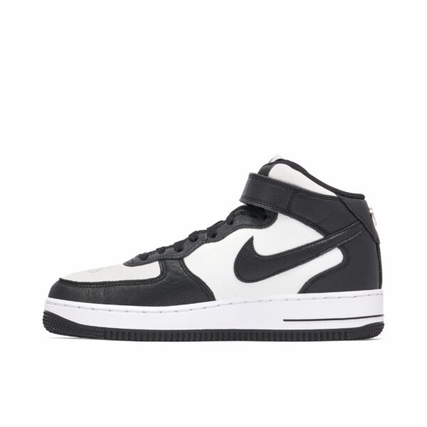 Nike Air Force 1 Mid Stussy Light Bone Black DJ7840-002 - Arviolet photo 2