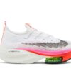 Nike Air Zoom Alphafly Next% Flyknit White Pink DJ5455-100 - Arviolet photo 1