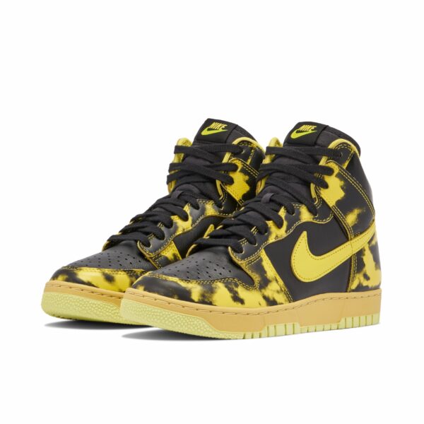 Nike Dunk High 1985 SP Yellow Acid Wash DD9404-001 - Arviolet photo 4