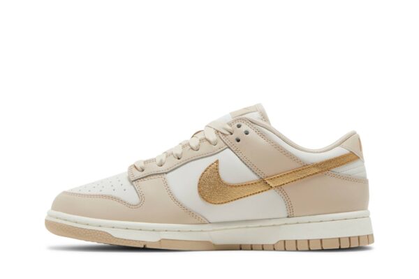Nike Dunk Low Phantom Metallic Gold (Women's) DX5930-001 - Arviolet photo 3