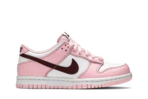 Nike Dunk Low Pink Foam Red White (GS) CW1590-601 - Arviolet photo 1