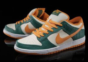 Nike SB Dunk Low Legion Pine Kumquat 304292-383 - Arviolet photo 2