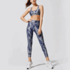 Yoga Set For Women Sports Bra Running Pants Cycling Tight Leggings Fitness Sportswear Women Gym Workout Tracksuit For Trainning