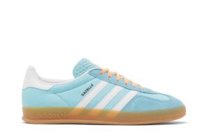adidas Gazelle Indoor Preloved Blue White Gum HQ9017 - Arviolet photo 1