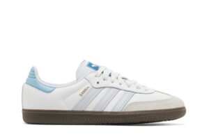 adidas Samba OG White Halo Blue ID2055 - Arviolet photo 1
