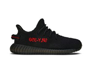 adidas Yeezy Boost 350 V2 Black Red (Kids) GZ8655 - Arviolet photo 1