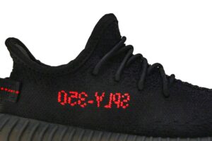 adidas Yeezy Boost 350 V2 Black Red (Kids) GZ8655 - Arviolet photo 2