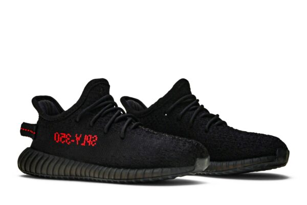 adidas Yeezy Boost 350 V2 Black Red (Kids) GZ8655 - Arviolet photo 8