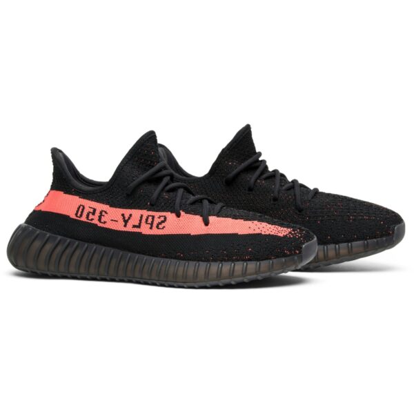 adidas Yeezy Boost 350 V2 Core Black Red BY9612 - Arviolet photo 8