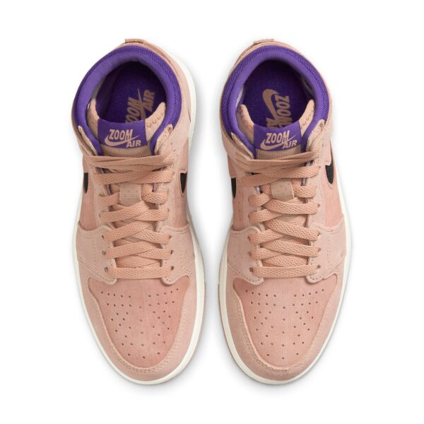 Jordan 1 High Zoom Air CMFT 2 Cacao Wow Picante Red (Women's) DV1305-200 - Arviolet photo 5