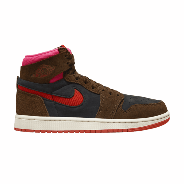 Jordan 1 High Zoom Air CMFT 2 Cacao Wow Picante Red (Women's) DV1305-206 - Arviolet photo 1