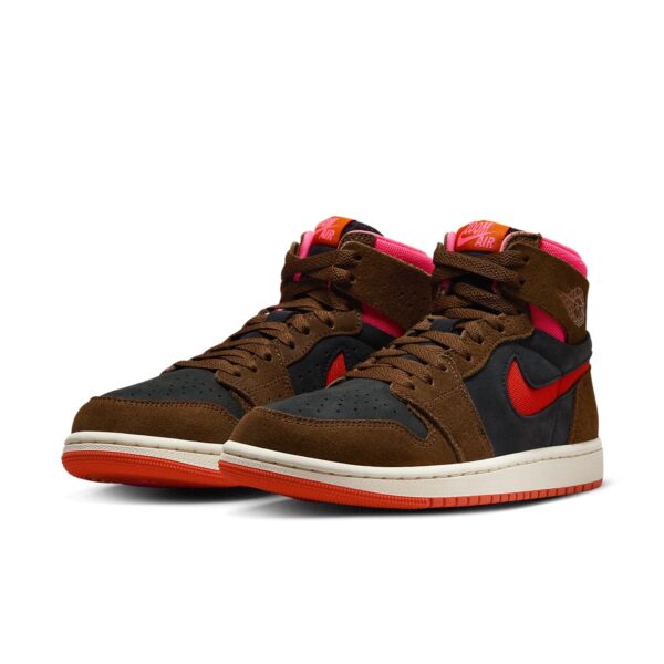Jordan 1 High Zoom Air CMFT 2 Cacao Wow Picante Red (Women's) DV1305-206 - Arviolet photo 4