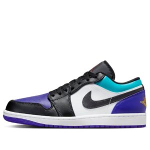 Jordan 1 Low Aqua 553558-154 - Arviolet photo 2