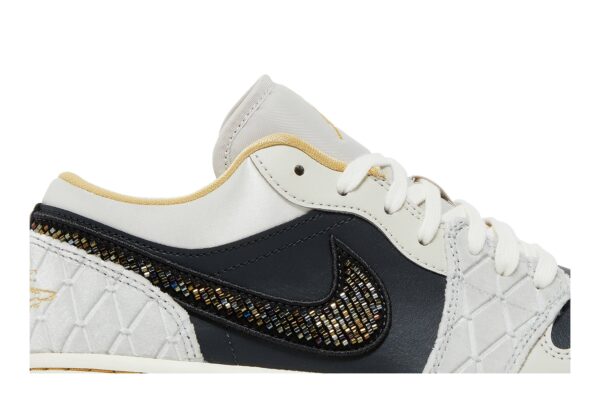 Jordan 1 Low Beaded Swoosh DV1762-001 - Arviolet photo 2