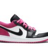 Jordan 1 Low Black Active Fuchsia CK3022-005 - Arviolet photo 1