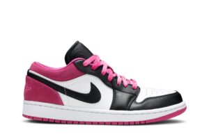 Jordan 1 Low Black Active Fuchsia CK3022-005 - Arviolet photo 1
