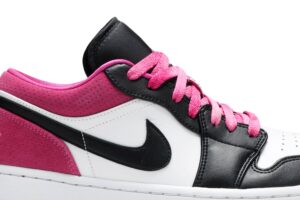 Jordan 1 Low Black Active Fuchsia CK3022-005 - Arviolet photo 2