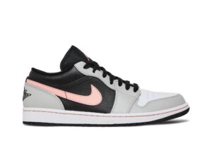 Jordan 1 Low Black Grey Pink 553558-062 - Arviolet photo 1