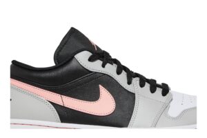Jordan 1 Low Black Grey Pink 553558-062 - Arviolet photo 2