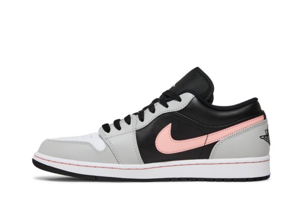 Jordan 1 Low Black Grey Pink 553558-062 - Arviolet photo 3