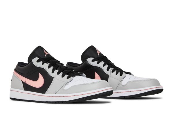 Jordan 1 Low Black Grey Pink 553558-062 - Arviolet photo 8