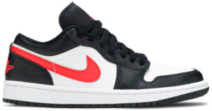 Jordan 1 Low Black Siren Red (Women's) DC0774-004 - Arviolet photo 1