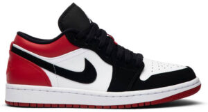 Jordan 1 Low Black Toe (2019) 553558-116 - Arviolet photo 1