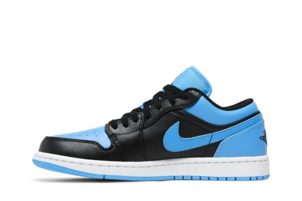 Jordan 1 Low Black University Blue 553558-041 - Arviolet photo 3