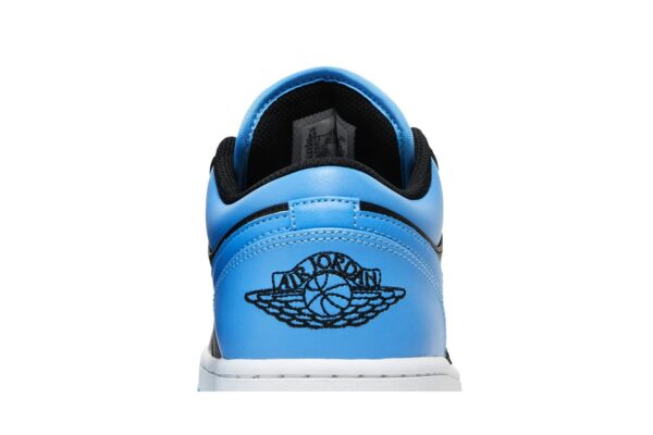 Jordan 1 Low Black University Blue 553558-041 - Arviolet photo 7