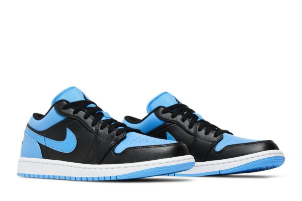 Jordan 1 Low Black University Blue 553558-041 - Arviolet photo 8