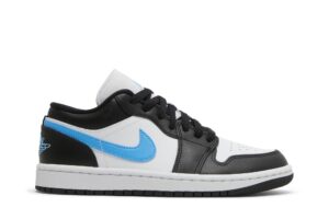 Jordan 1 Low Black University Blue White (Women's) DC0774-041 - Arviolet photo 1