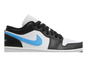 Jordan 1 Low Black University Blue White (Women's) DC0774-041 - Arviolet photo 2