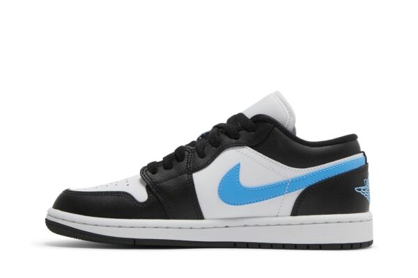 Jordan 1 Low Black University Blue White (Women's) DC0774-041 - Arviolet photo 3