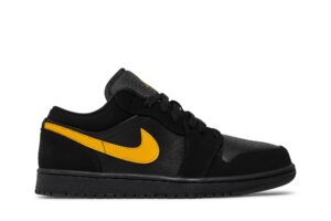 Jordan 1 Low Black University Gold 553558-071 - Arviolet photo 1