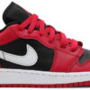 Jordan 1 Low Black Very Berry (GS) 553560-061 - Arviolet photo 1