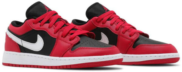 Jordan 1 Low Black Very Berry (GS) 553560-061 - Arviolet photo 3