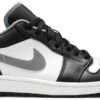 Jordan 1 Low Black White Grey 553558-040 - Arviolet photo 1