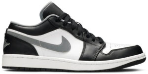 Jordan 1 Low Black White Grey 553558-040 - Arviolet photo 1