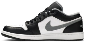 Jordan 1 Low Black White Grey 553558-040 - Arviolet photo 2