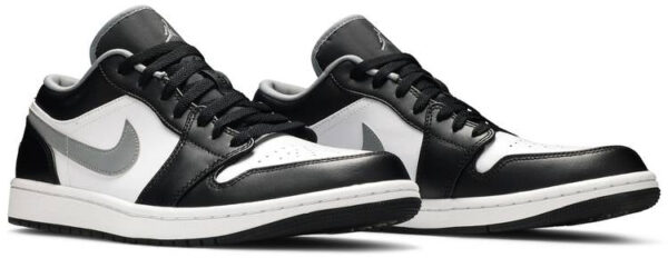 Jordan 1 Low Black White Grey 553558-040 - Arviolet photo 5