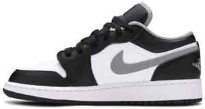 Jordan 1 Low Black White Grey (GS) 553560-040 - Arviolet photo 2