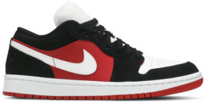 Jordan 1 Low Black White Gym Red (Women's) DC0774-016 - Arviolet photo 1