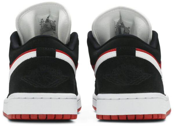 Jordan 1 Low Black White Gym Red (Women's) DC0774-016 - Arviolet photo 4