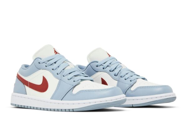 Jordan 1 Low Blue Whisper Dune Red (Women's) DC0774-164 - Arviolet photo 8