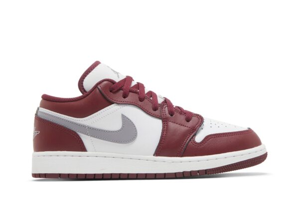Jordan 1 Low Bordeaux (GS) 553560-615 - Arviolet photo 1